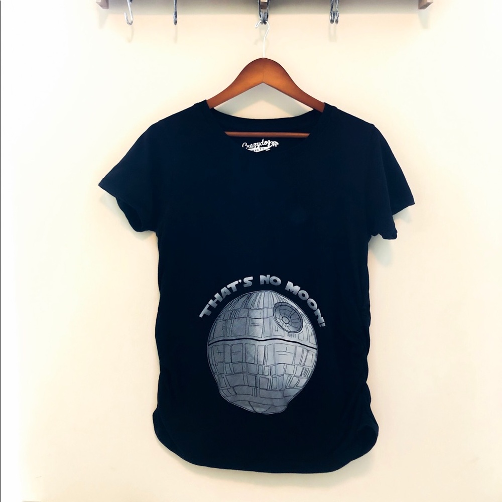“That’s No Moon” Star Wars Maternity tee
